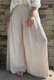 Marina Chalk Stripe Palazzo Pant Stone